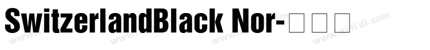 SwitzerlandBlack Nor字体转换